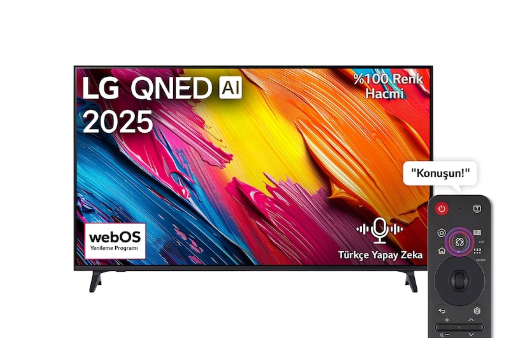 LG 65QNED70A6A 4K Ultra HD 65" 165 Ekran Uydu Alıcılı webOS Smart QNED TV