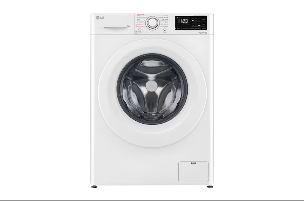 LG F4V3VYW3WE 9 Kg 1400 Devir Çamaşır Makinesi