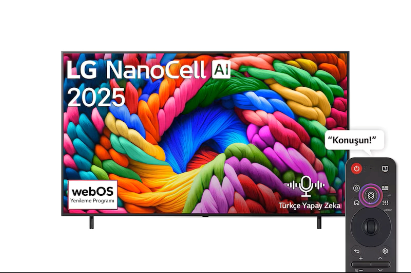 LG NanoCell 65NANO90A6B 4K Ultra HD 65" 165 Ekran Uydu Alıcılı webOS Smart LED TV