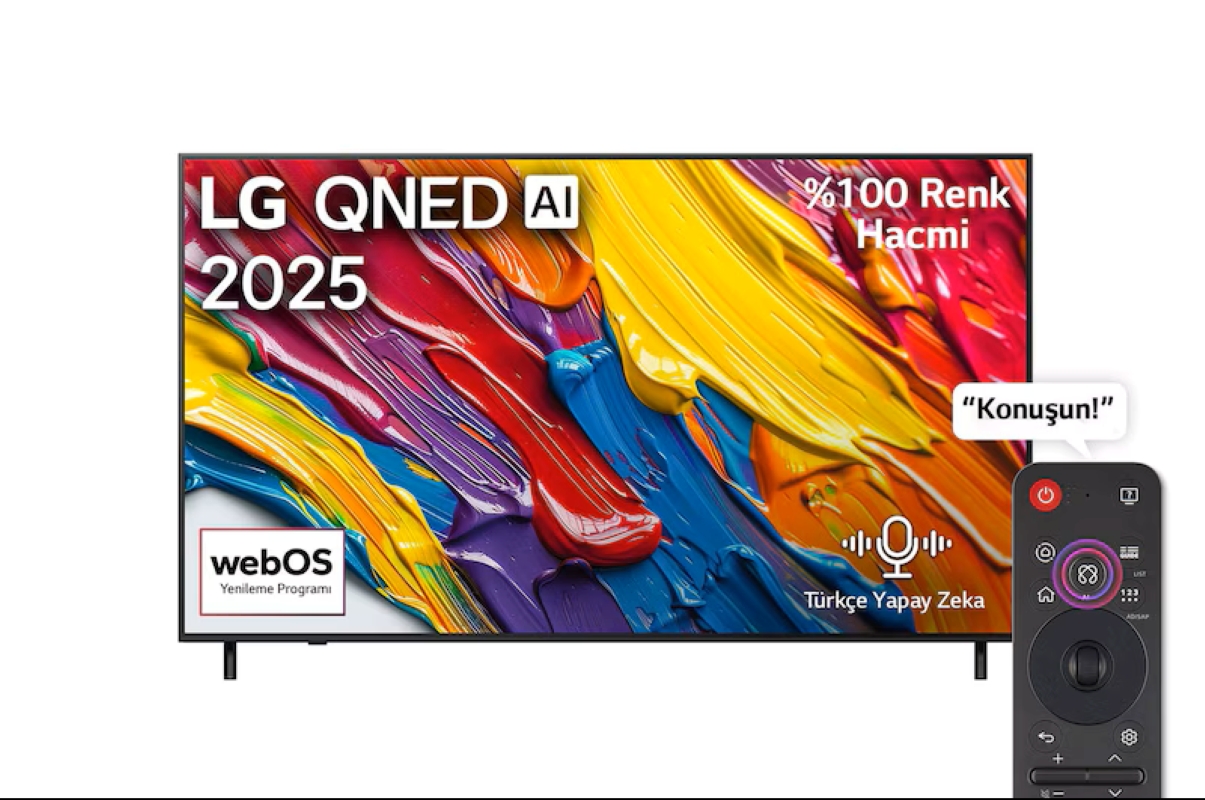 LG 55QNED82A6B 4K Ultra HD 55" 140 Ekran Uydu Alıcılı webOS Smart QNED TV