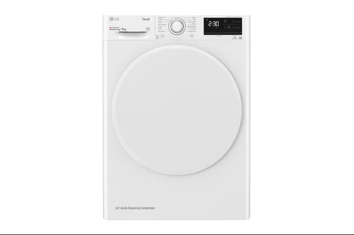 LG RH90V3AV0N 9 kg Çamaşır Kurutma Makinesi